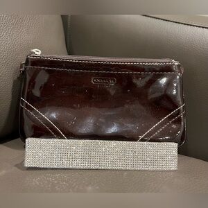 Vintage Coach Patent Leather Wristlet Y2K/90's